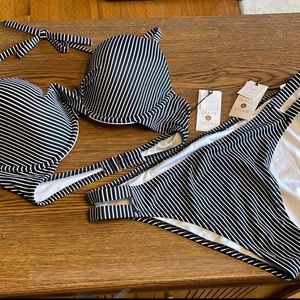 Striped Bikini Set